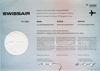 Swissair Aktie stock certificate 1959